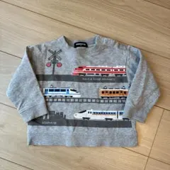 ◯kladskap電車☆新幹線☆トレーナー90サイズ◯