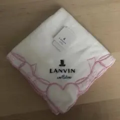 【新品未使用】LANVIN ランバン　タオル　ハンカチ