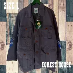 新品　FOREST HOUSE ミリタリージャケット L　定価39000 日本製