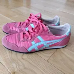 オニツカタイガー セラーノ ピンク ブルー 24.5cm