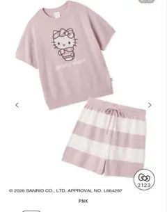 サンリオハウス✖️ジェラートピケ スムーズィーセットアップ　ピンク