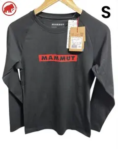 【新品】マムートQD ロゴ プリント ロングスリーブ Tシャツ アジアンフィット