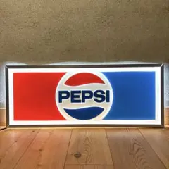 80’s ペプシコーラ　エンボス　ライト看板　ネオンサイン　ガレージ　USAのサムネイル