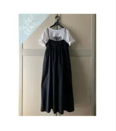 美品　スローブイエナ　キャミワンピース　ネイビー　36サイズ 美品 スローブイエナ キャミワンピース ネイビー 36サイズ 楽天