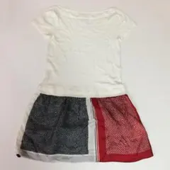 希少】sacai ドッキング バックレース チュニック ワンピース リネン混