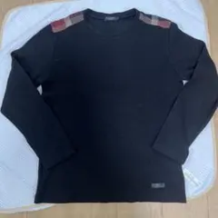 BLACK LABEL CRESTBRIDGE ブラック ニット L