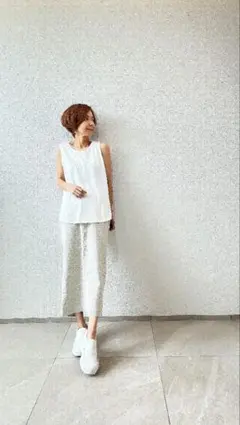 美品　☆フラミンゴファーム☆　ミラノリブタイトスカート　イシカワラボ