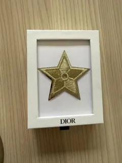 Dior ゴールド 星形ブローチ