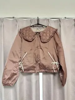 axes femme POETIQUE パール付キルティングブルゾンのサムネイル