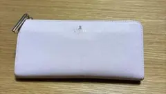 ★LANVIN en Bleu 長財布 ラウンドファスナー ★ペールピンク