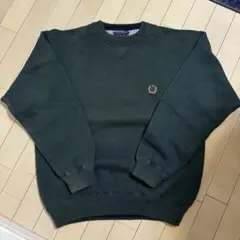 トミーヒルフィガー　ダークグリーンニット　XL