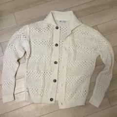 ZARA アイボリー カーディガン S-M