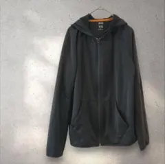 UNIQLOユニクロ　ドライEX　UVカットフルジップパーカー ブラック　黒