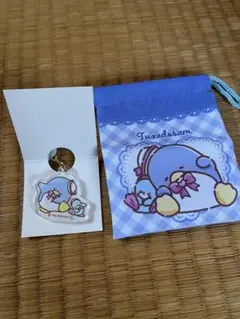 タキシードサム アクリルチャーム 巾着セット