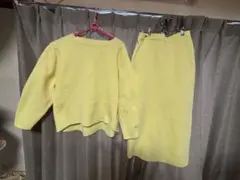 イエロー スカートセットアップ