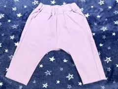 【80㎝】GU サマナルパンツ　10分丈　薄紫