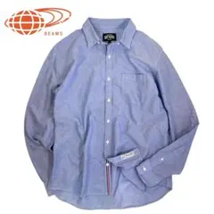 04M916◯ BEAMS オックスフォード BDシャツ ダンガリーシャツ L