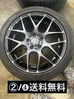 ①/➃ スポーツテクニック18インチ 7.5J VWゴルフ 純正ボルト対応
