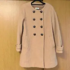 persodea ベージュ ダブルブレストコート