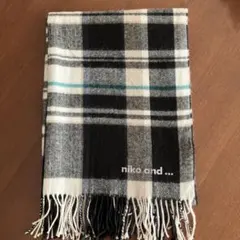 ニコアンド　オリジナルチェックストール