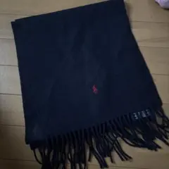 Polo Ralph Lauren ウールマフラー 黒
