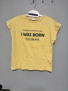 ZARA キッズ　半袖Tシャツ イエロー プリント