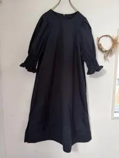 COS ワンピース 34 ネイビー