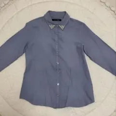 CECIL McBEE(セシルマクビー)パール付き長袖シャツ