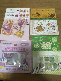 セリアなど百均　シール4点