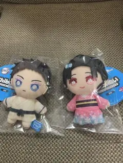 鬼滅の刃　chibiぬいマスコット　狛治　恋雪　2点セット