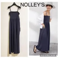 新品未使用タグ付】LIBJOIE スリムストラップワイドロンパース 