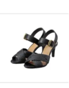 gu メッシュヒールサンダル　ブラック　Mサイズ　送料込み