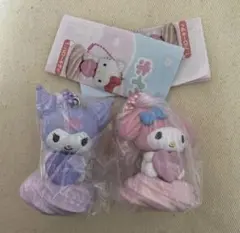 サンリオキャラクターズ ホイップクリームマスコット　マイメロディ　クロミ