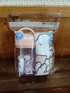【最終値下げ／新品未開封】スヌーピー　ケース付おしぼり　Skater