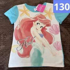 新品　ディズニープリンセス　アリエル　半袖　Tシャツ 130㎝　女の子のサムネイル