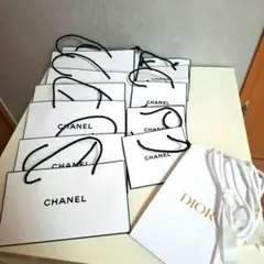 シャネル、ディオール　紙袋