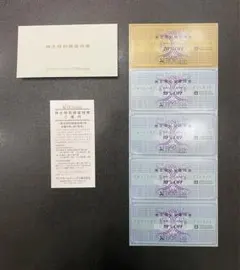 ゼビオホールディングス 株主優待券 20%引き券1枚、10%引き券4