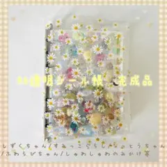 ち*べ様 A6 透明シール帳 完成品