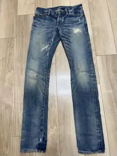 ヒステリックグラマー スタッズデニム ダメージ加工 レディースXS 赤耳