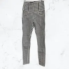 sheller シェリエ　千鳥ショートパンツ sheller シェリエ 千鳥スカラZIPテーパードパンツ黒 - メルカリ