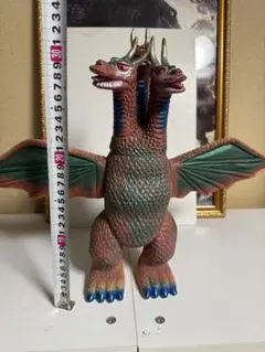 キットーイ復刻 ブルマァク製 ジャイアントキングギドラ ソフビ ジャイアントキングギドラ キットーイ復刻 ブルマァク製 フィギュア ソフビ 特撮