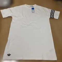 adidas 半袖ミニワンピース XL ホワイト