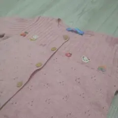 エ*ス様 ファミリア　立体刺繍カーディガン　90サイズ