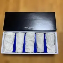 HOYA CRYSTAL カットガラス グラス 5個セット