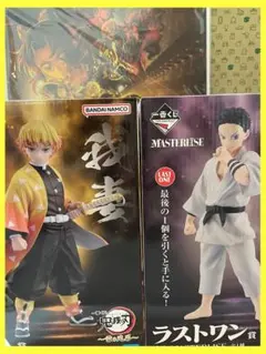【鬼滅の刃】一番くじ ラストワン 狛治 A 我妻善逸 C ビッグメタリックシート