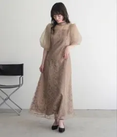 みかん様専用 アンドレスド ドレス チュールドレープスパンコール