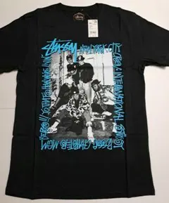 【L・新品 】STUSSY East Meets West T ／黒×青・正規品