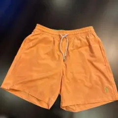 POLO RALPH LAUREN ポロ　短パン　 オレンジ　S スイムショーツ