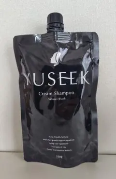 YUSEEK クリームシャンプー ナチュラルブラック 350gのサムネイル