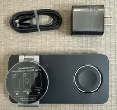 iPhone ワイヤレス充電スタンド 20W急速 置くだけ充電